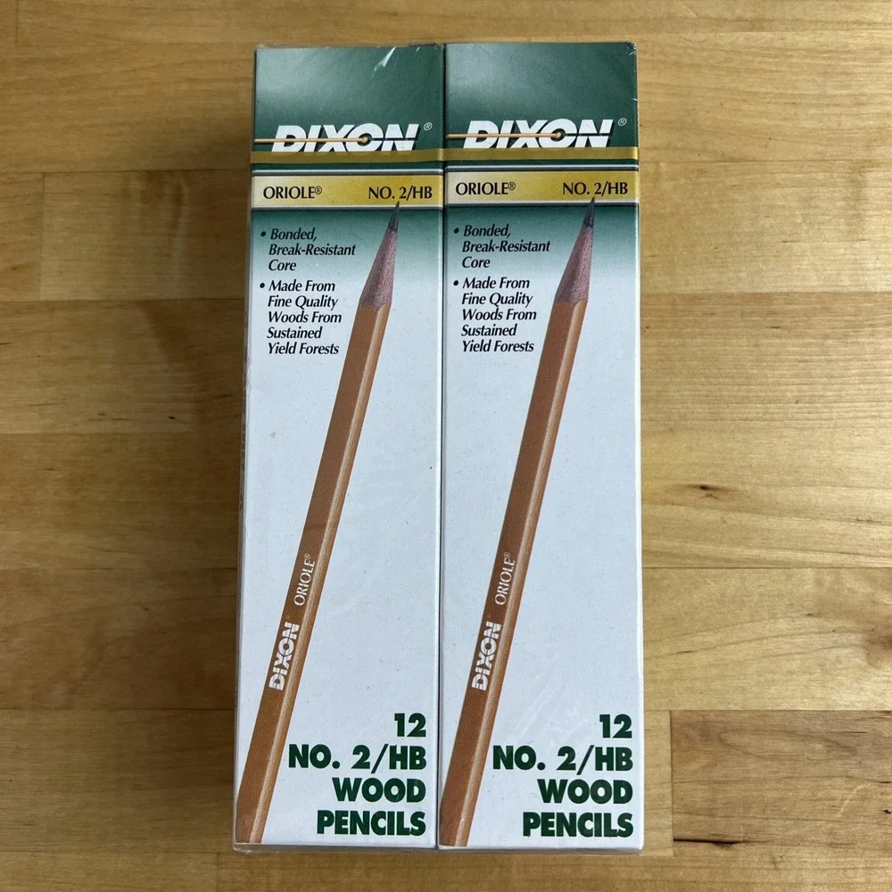 Lot Of 72 (6 Boxes) Dixon Oriole Pencils NO. 2/HB Wood 287-2 USA NIB New in Box